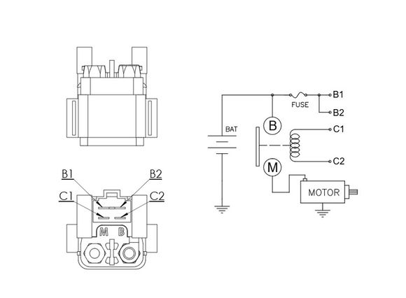 Démarreur Tecnium Relais de by DZERef : TE20296A / 1148660