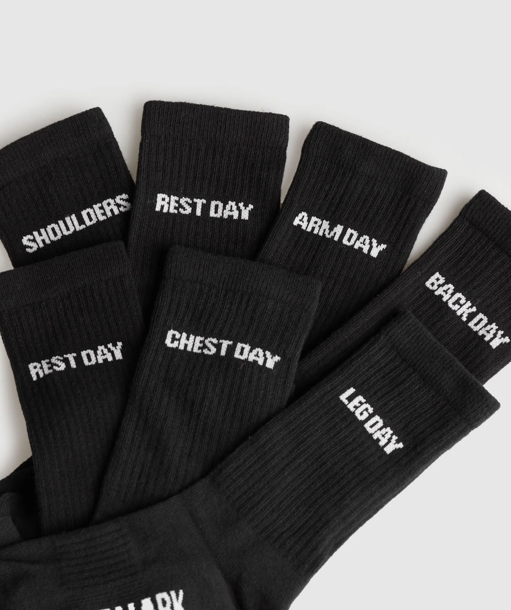 GFX Crew Socks 7PK Black