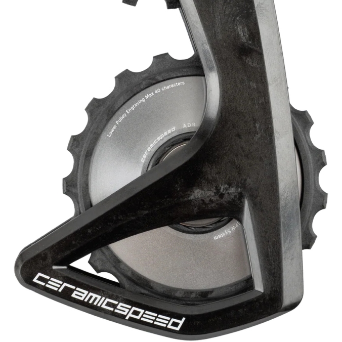 CeramicSpeed OSPW RS Derailleur Pulley System - Alpha Disc | for SRAM RED D1/E1 / Force D1 AXS V2 - silver