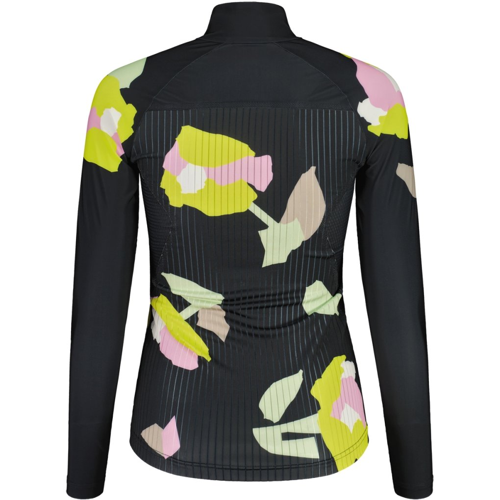 Maloja MonvisoM. Nordic Race Aero Shirt Women - deep black fieldflower 1114