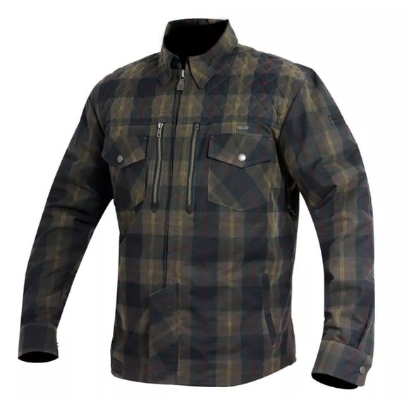 Trilobite RODER Motorcycle Overshirt - TECH-AIR COMPATIBLE - Green / WhiteRef: TRI0076