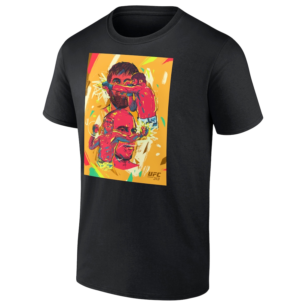 UFC 313 Artist Series T-Shirt - Black - Mens