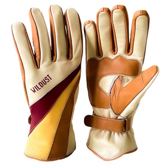Wildust stripes gloves - whiteRef: WILD0003