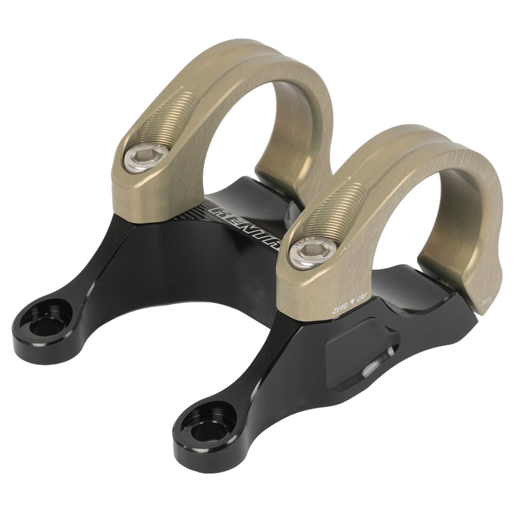 Renthal Integra II Direct Mount Stem - 31.8mm - 10mm Rise - gold/black