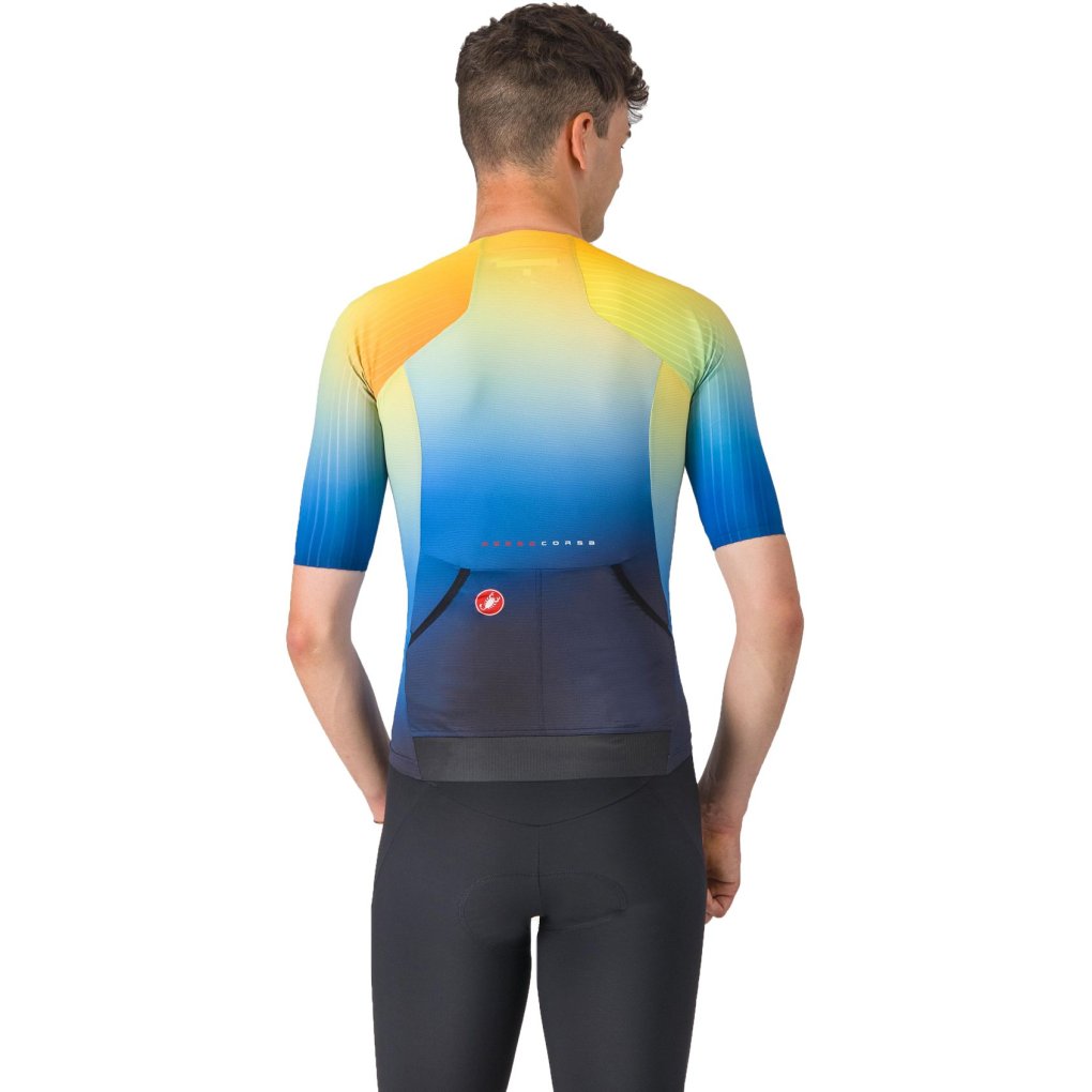 Castelli Free Speed 3 Race Top Men - belgian blue/multicolor vivid 424