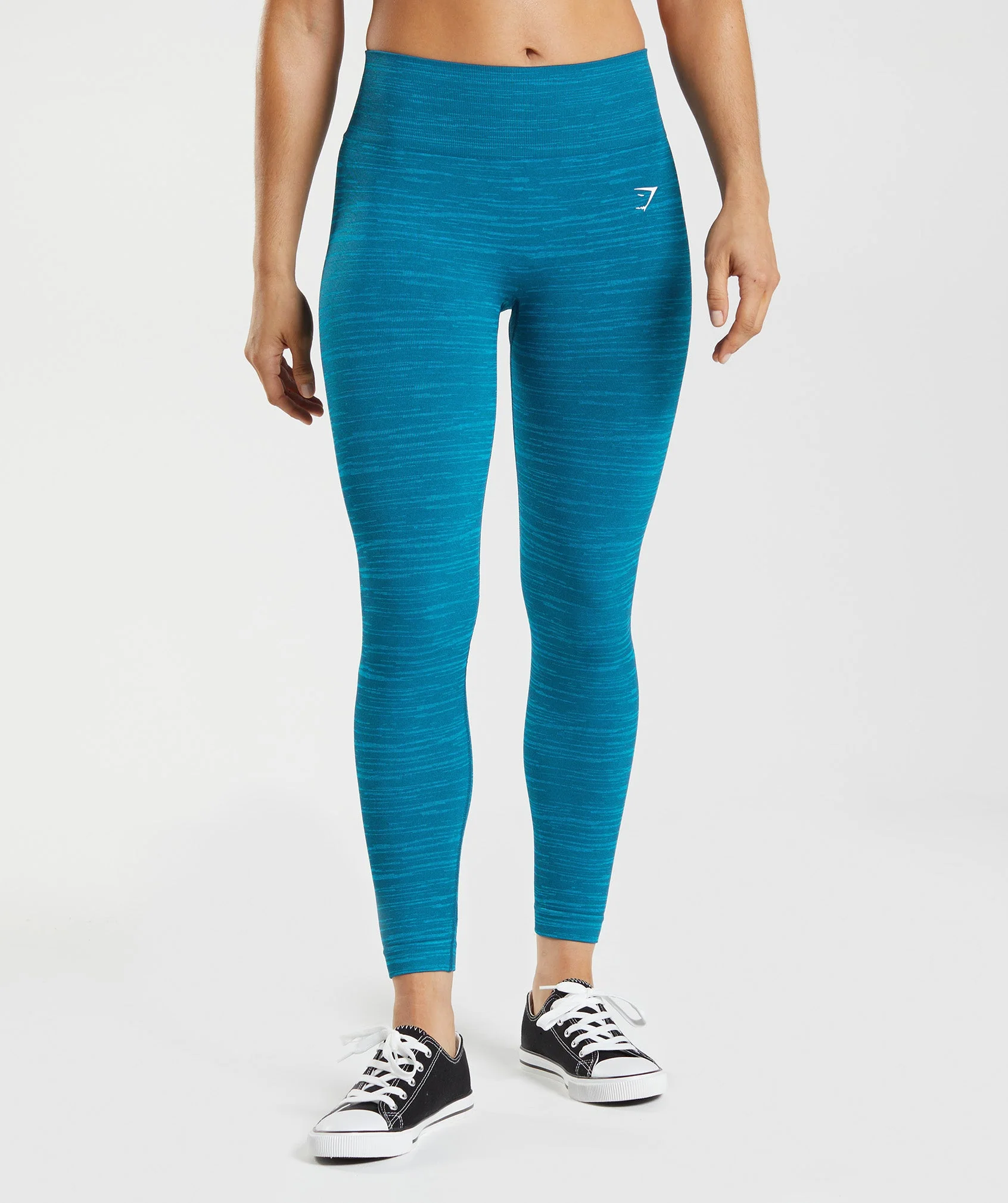 Adapt Marl Seamless Leggings Atlantic Blue/Shark Blue