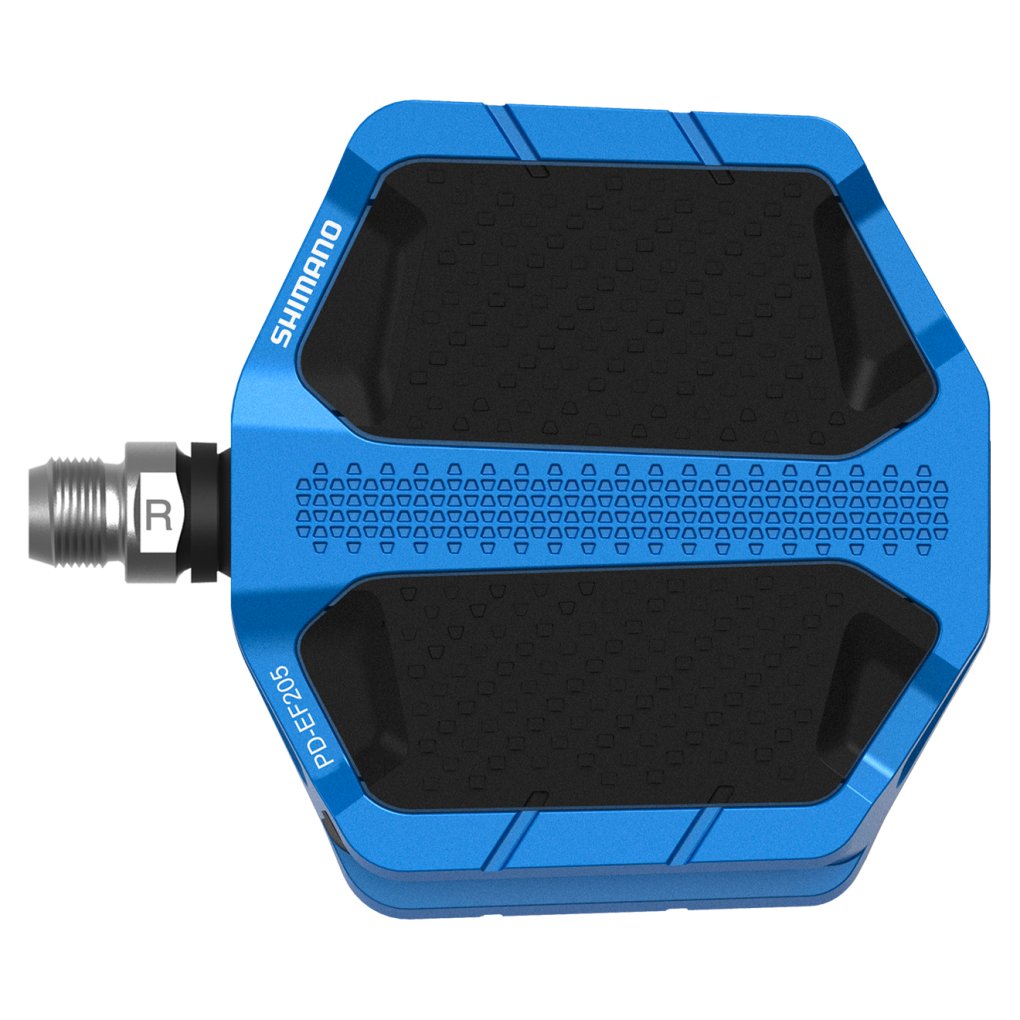 Shimano PD-EF205 Flat Pedal - blue