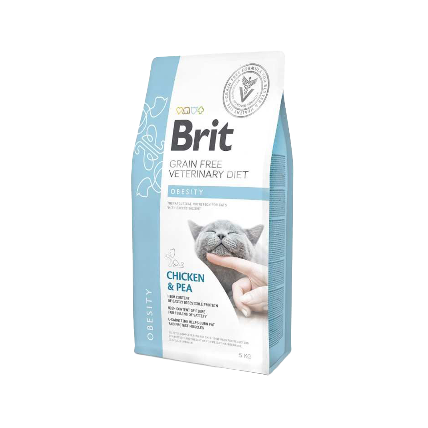 Brit Veterinary Diet Cat - Grain free - Obesity - 2 kg