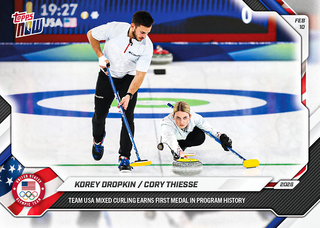 Korey Dropkin / Cory Thiesse - 2026 Olympics Topps NOW® - Card 5 - PR: 1687