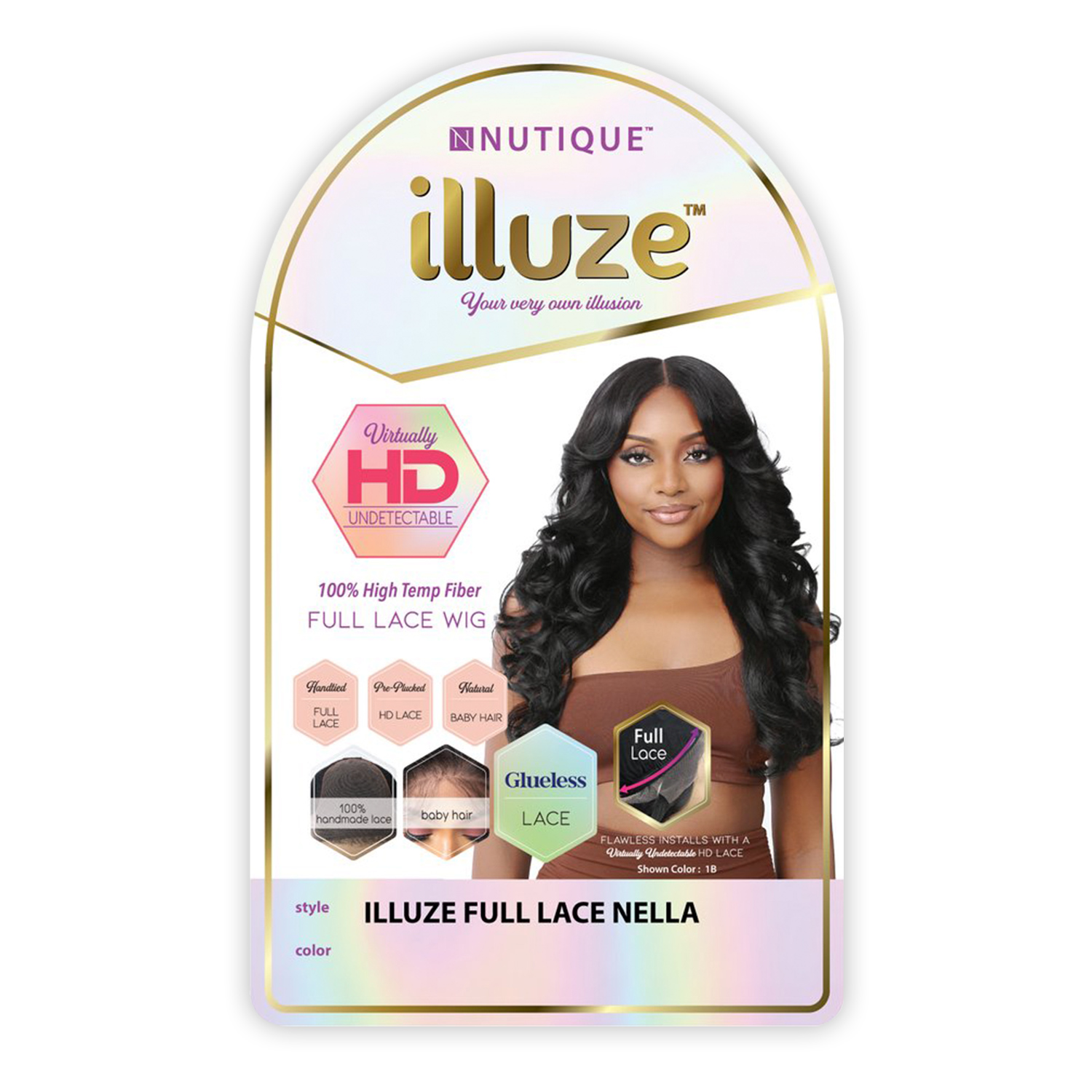 Nutique HD Lace Front Wig Glueless Illuze Full Lace Nella