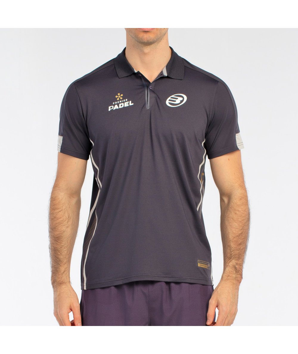 POLO SHIRT BULLPADEL BOGUE CHARCOAL