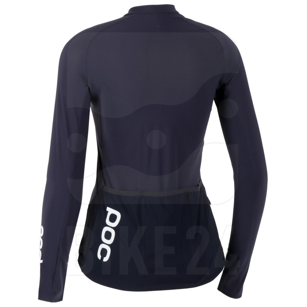 POC Essential Road Longsleeve Jersey Women - 1531 Navy Black