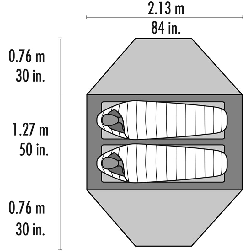 MSR Elixir 2 Tent - Green