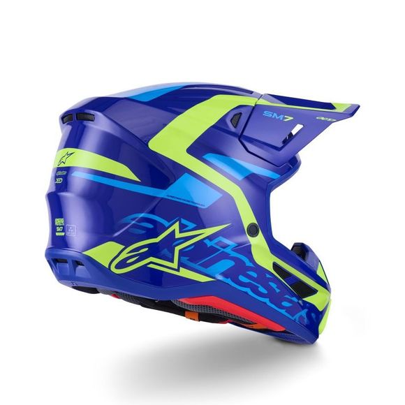 Casque cross Alpinestars S-M7 DEED 2025 - Noir / JauneRef : AP4056