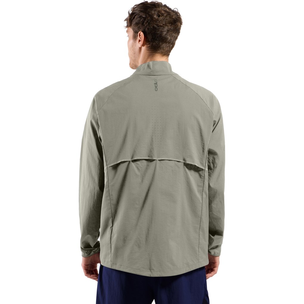 Odlo Zeroweight Running Jacket 2.0 Men - agate gray