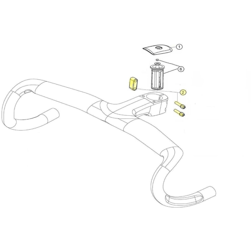 Vision Clamp Srew Kit for Metron 5D ACR Handlebar Unit - ML597/MW662