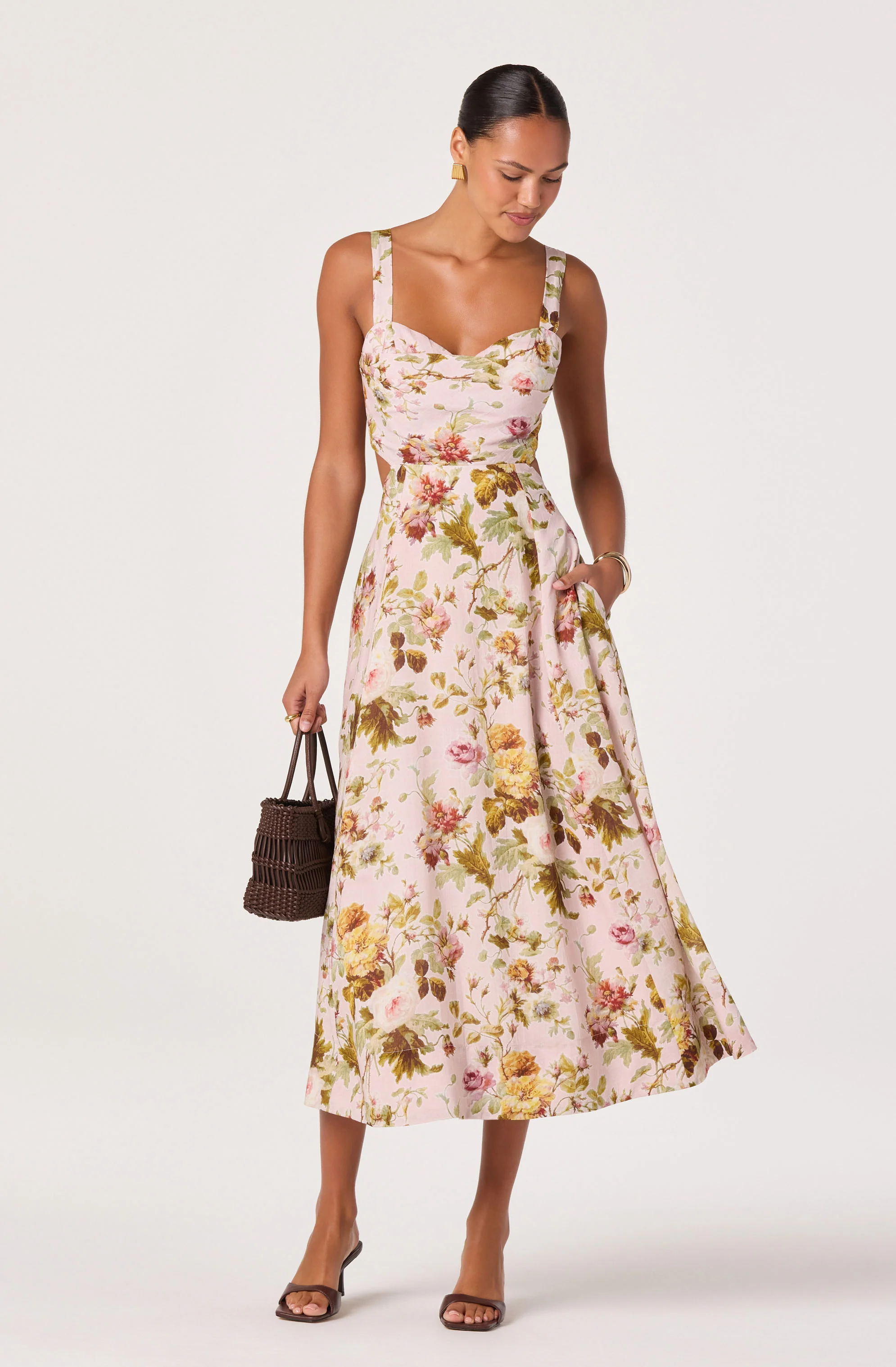Ciana Linen Midi Dress