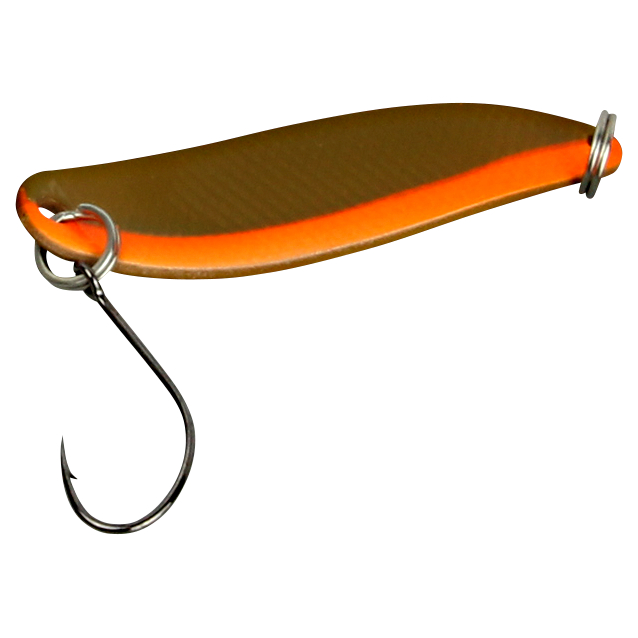 FTM Trout Spoon Hammer (3.2 g, Brown\/Orange UV)