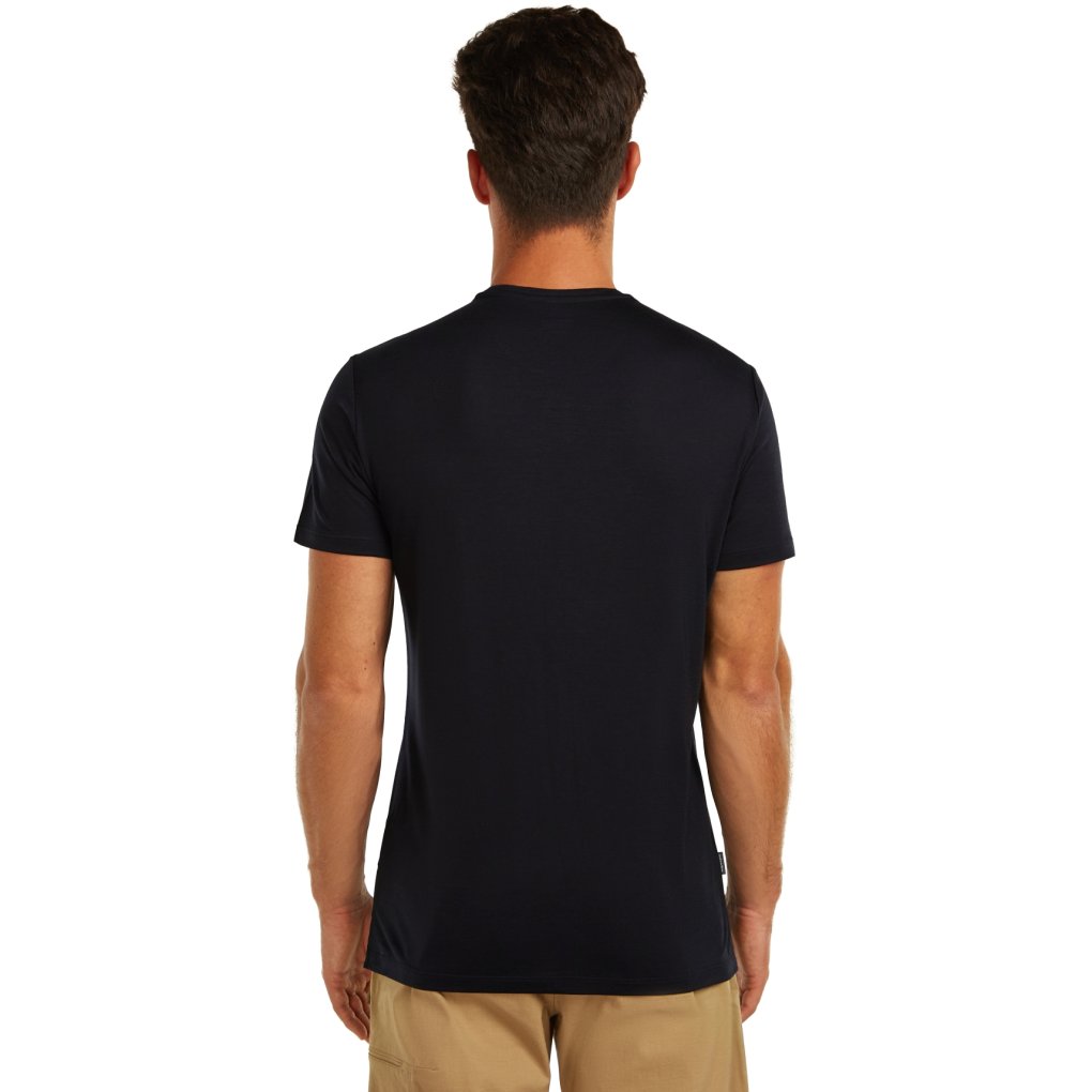 Icebreaker Merino 125 Cool-Lite™ Sphere Short Sleeve Tee Beta Men - Black