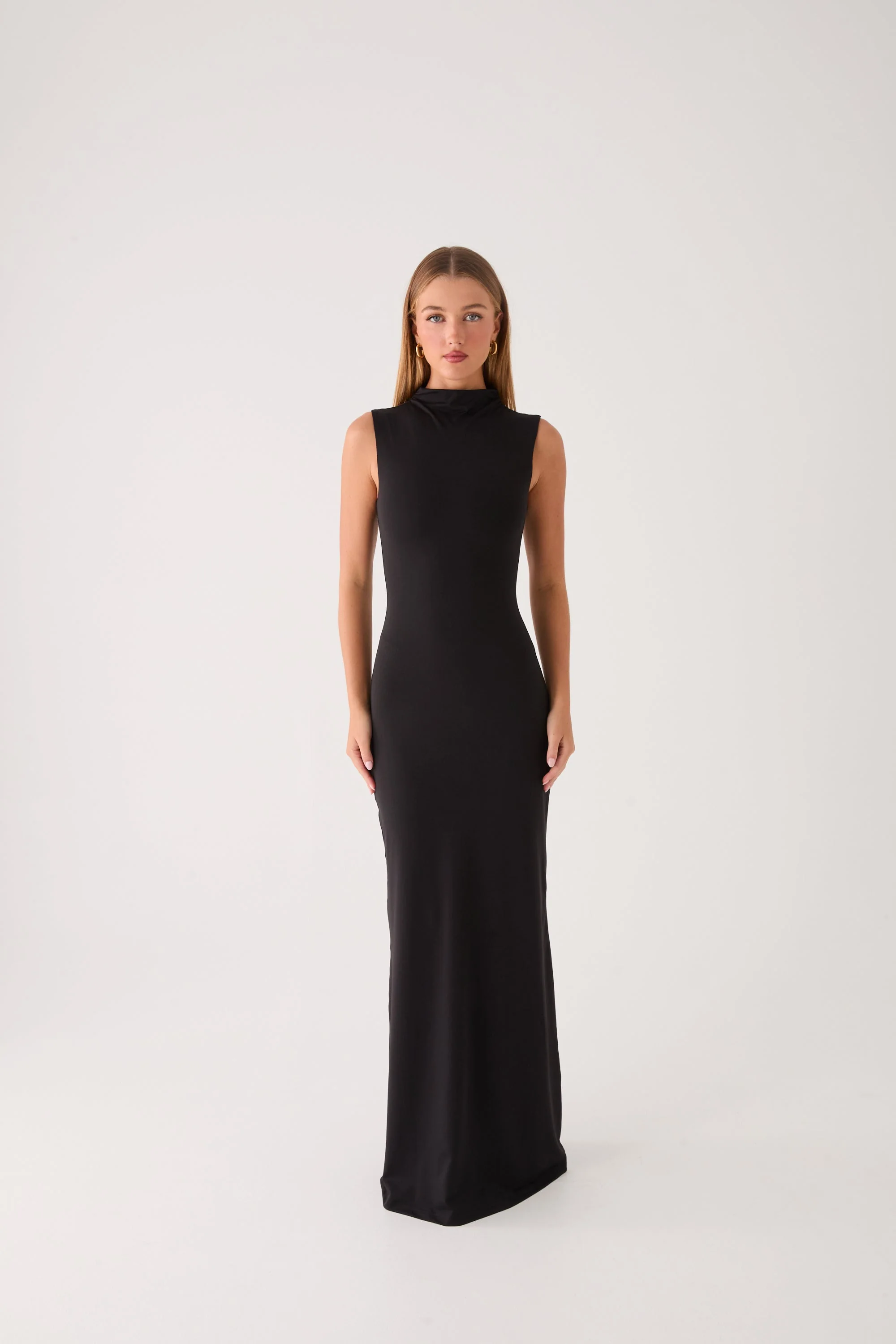 On My Time Maxi Dress - Black
