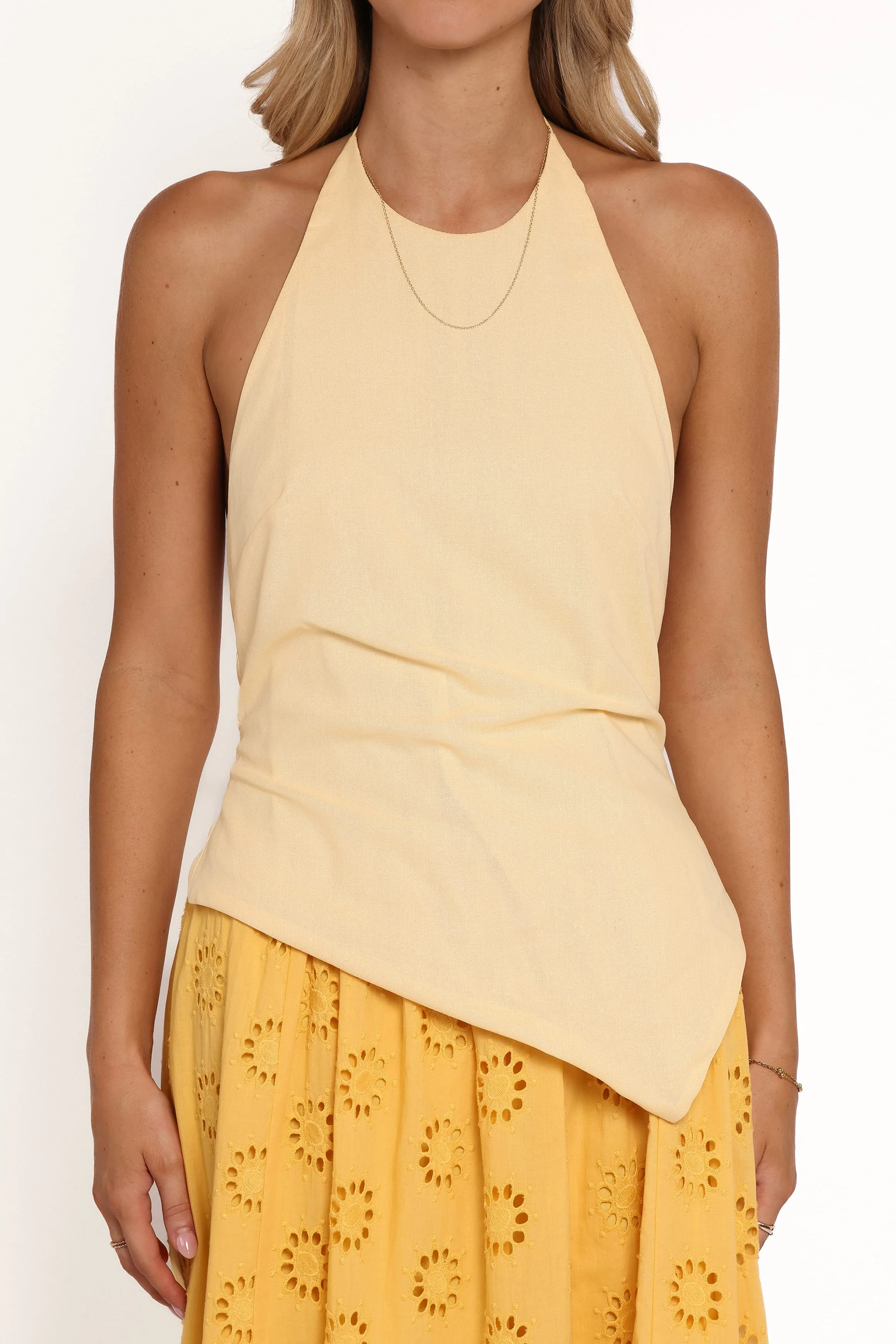 Ilyana Halter Top - Yellow