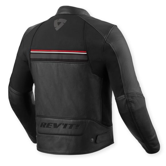 Motorcycle jacket Rev it mile 2 - black / redRef: Ri1665