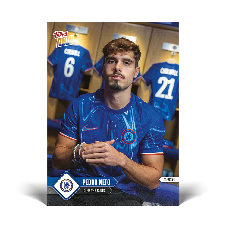 Pedro Neto - Joins the Blues - 24/25 Chelsea FC TOPPS NOW® Card 1