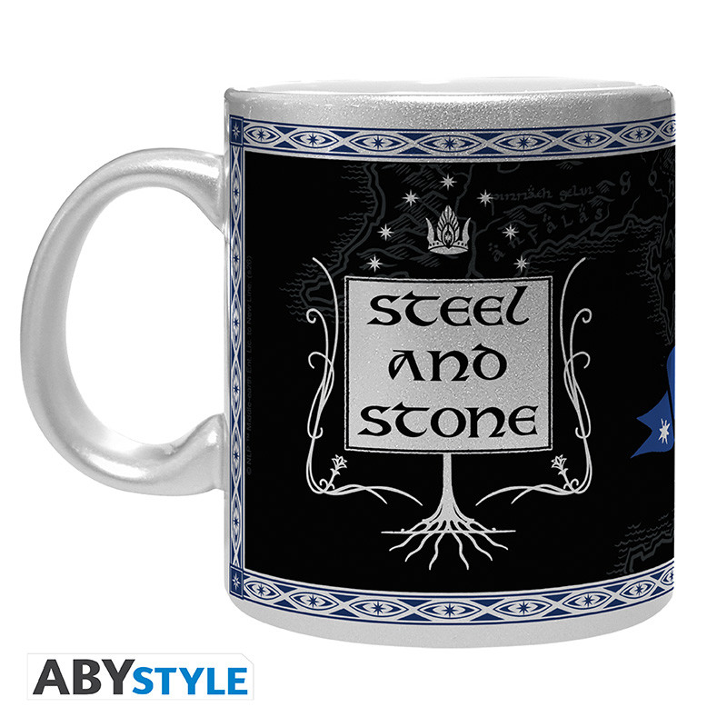 LORD OF THE RINGS Mug with silver finish Gondor