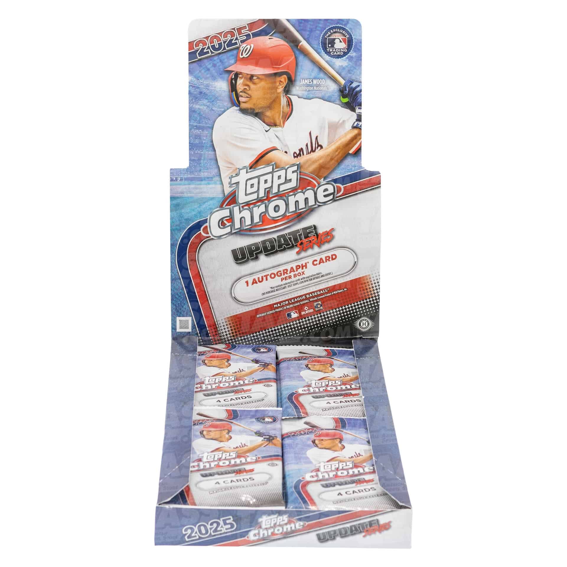 2025 Topps Chrome Update Baseball MLB Hobby Pack