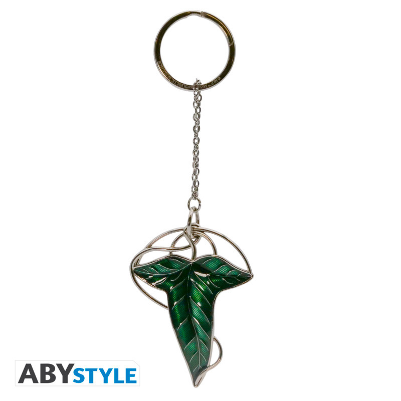 THE LORD OF THE RINGS 3D Keychain Lorien Leaf