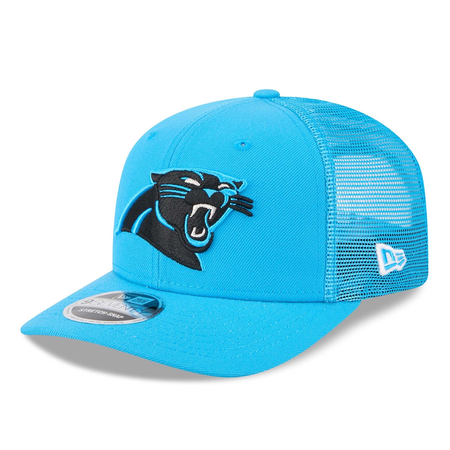 Carolina Panthers New Era Stretch-Snap 9SEVENTY NFL Trucker Cap Blue