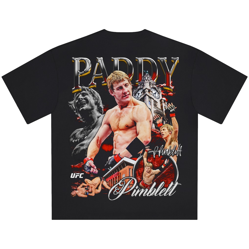 Men's Black Paddy Pimblett The Baddy T-Shirt
