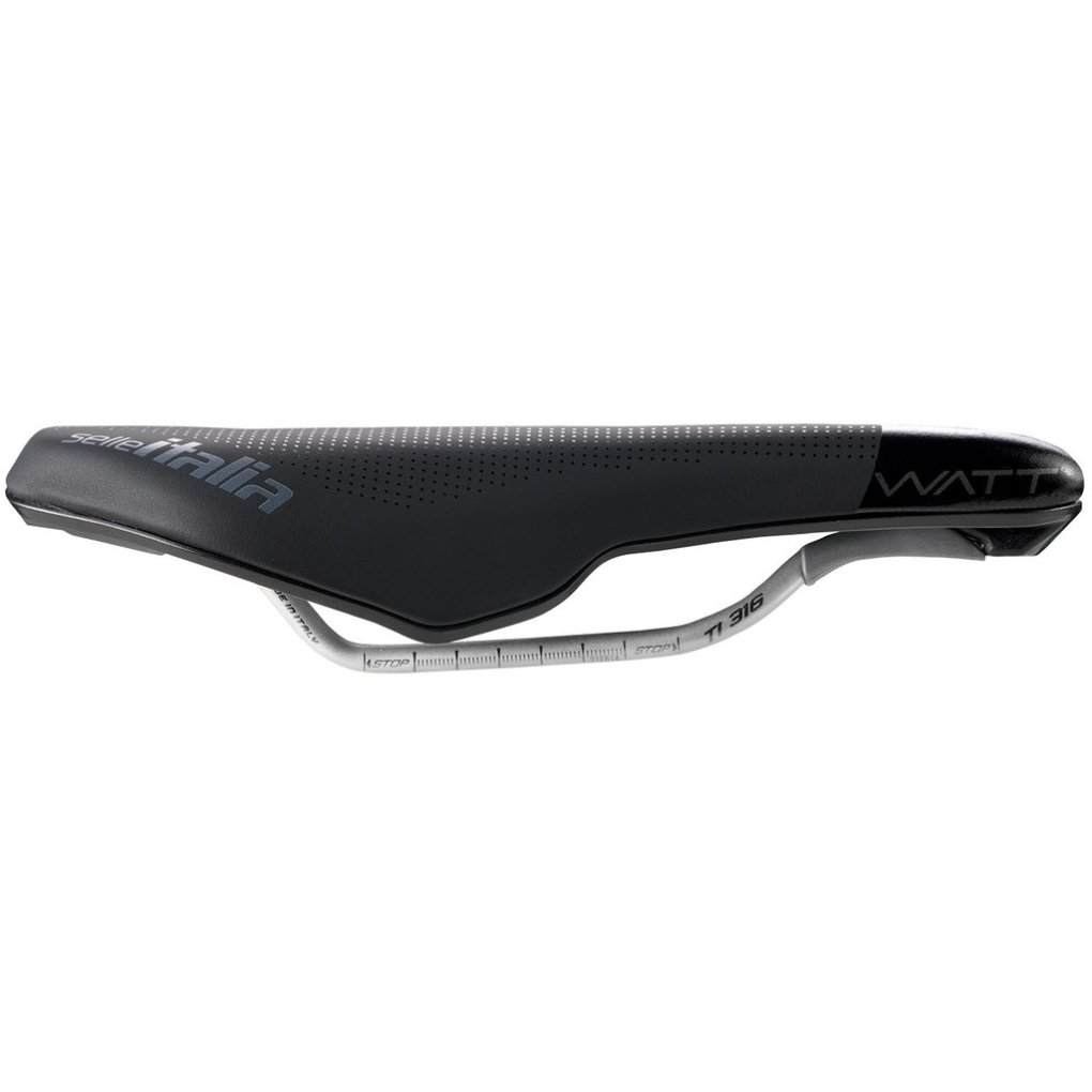 Selle Italia Watt Gel Saddle - Superflow | TI 316 - U3 | black
