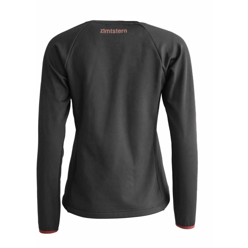 Zimtstern SPINZ Hybrid Sweater Women - Black Ink/Pirate Black