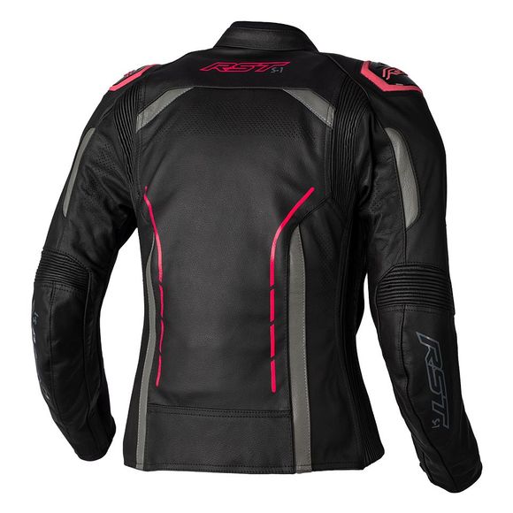 RST S1 Women's Motorcycle Jacket - Black / RoseRef: RST0157