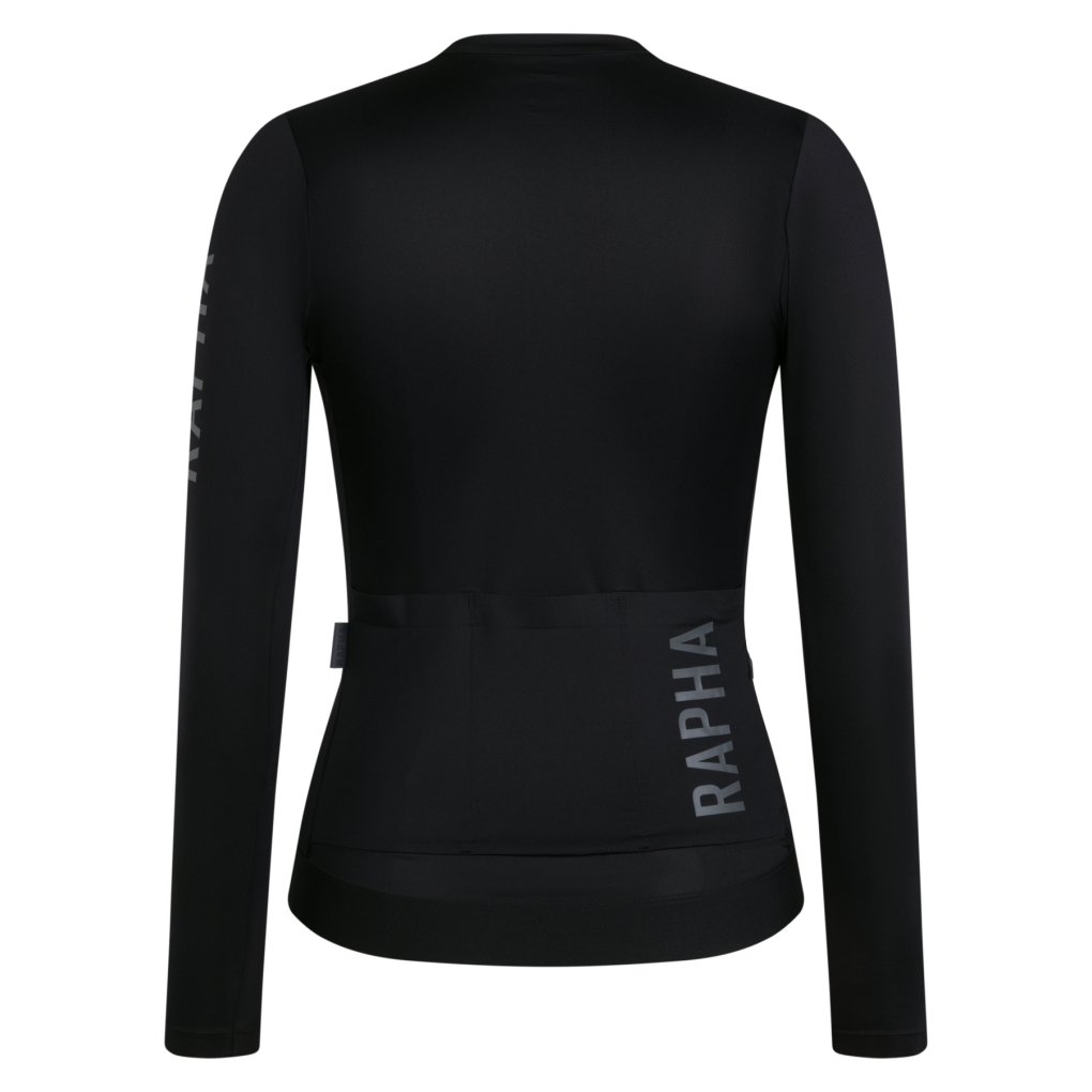 Rapha Pro Team Lightweight Long Sleeve Jersey Women - black/white