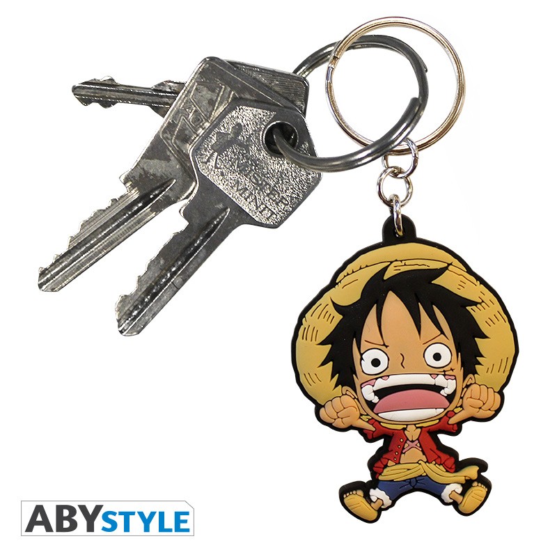 ONE PIECE Keychain Luffy SD PVC