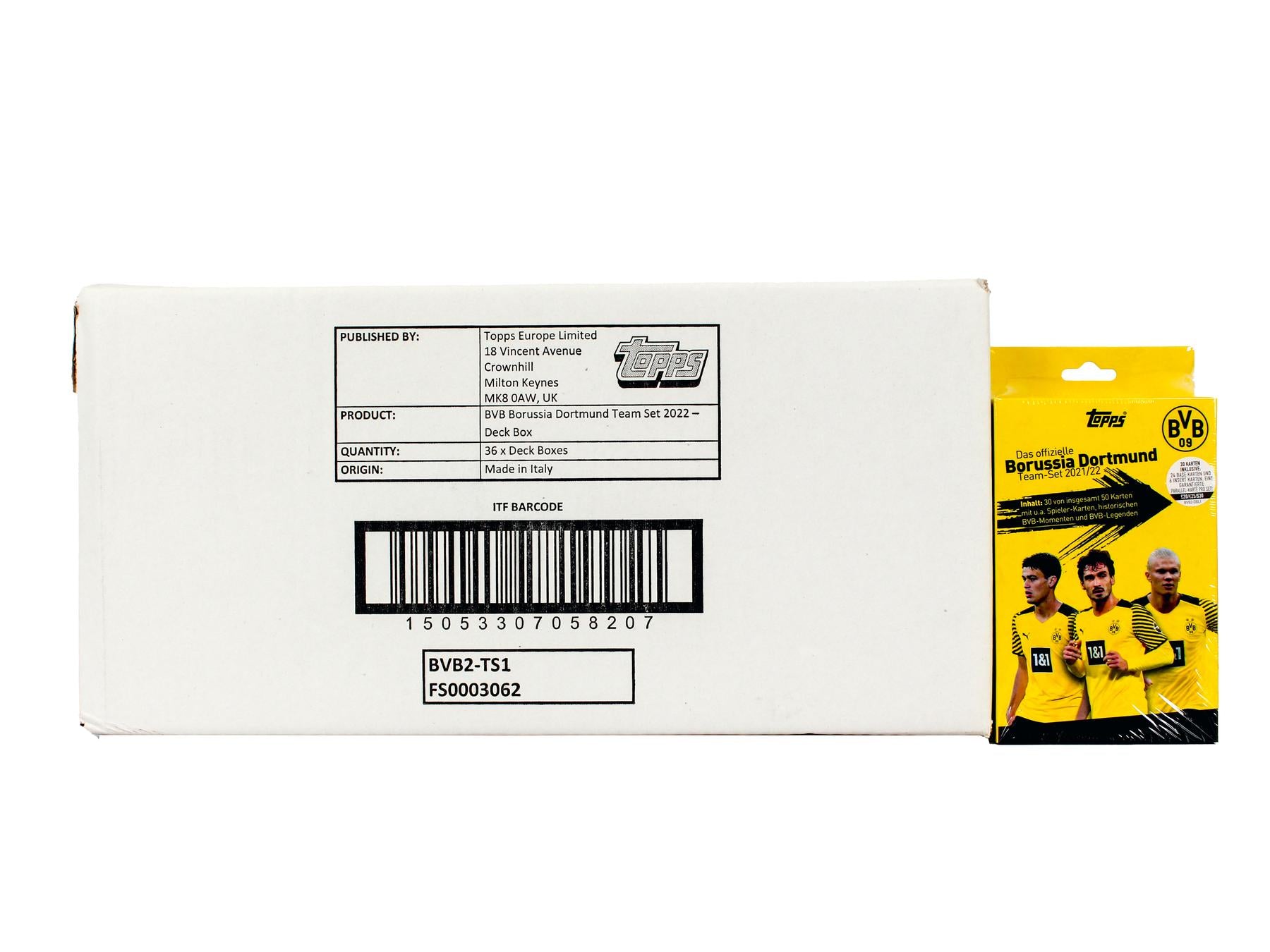 2021/22 Topps Borussia Dortmund BVB Soccer Official Team Set (Hanger Box)