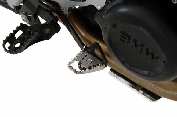 Touratech Large brake pedal - SilverRef: Trt01468A / 01-048-0230-0
