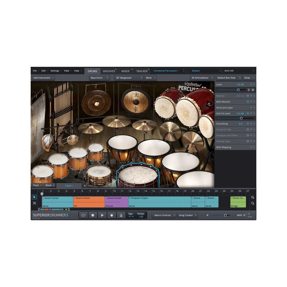 Toontrack SDX Orchestral Percussion – Thomann Ireland