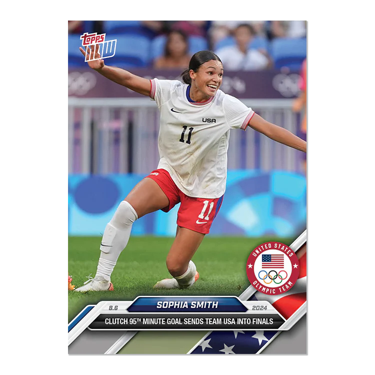 Sophia Smith - 2024 Olympic Games TOPPS NOW® Card 18