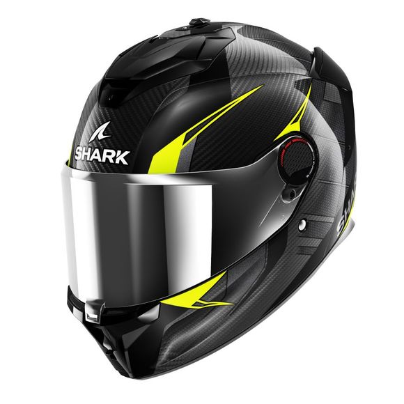 Shark SPARTAN GT PRO CARBON full face helmet - KULTRAM - Black / YellowRef: Sh1709-Cdky