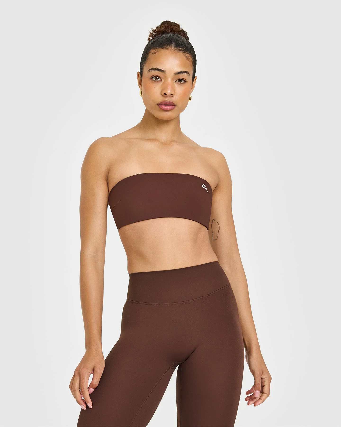 UnifiedMove™ Micro Bandeau Bralette | Espresso Brown