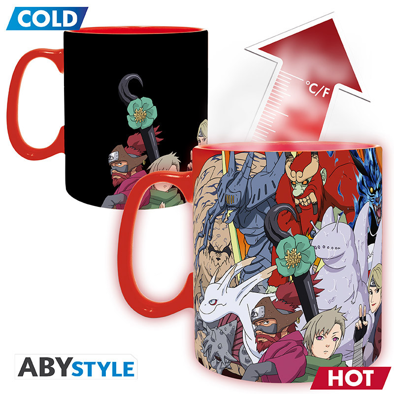 NARUTO SHIPPUDEN Mug Heat Change Bijû & Jinchûriki
