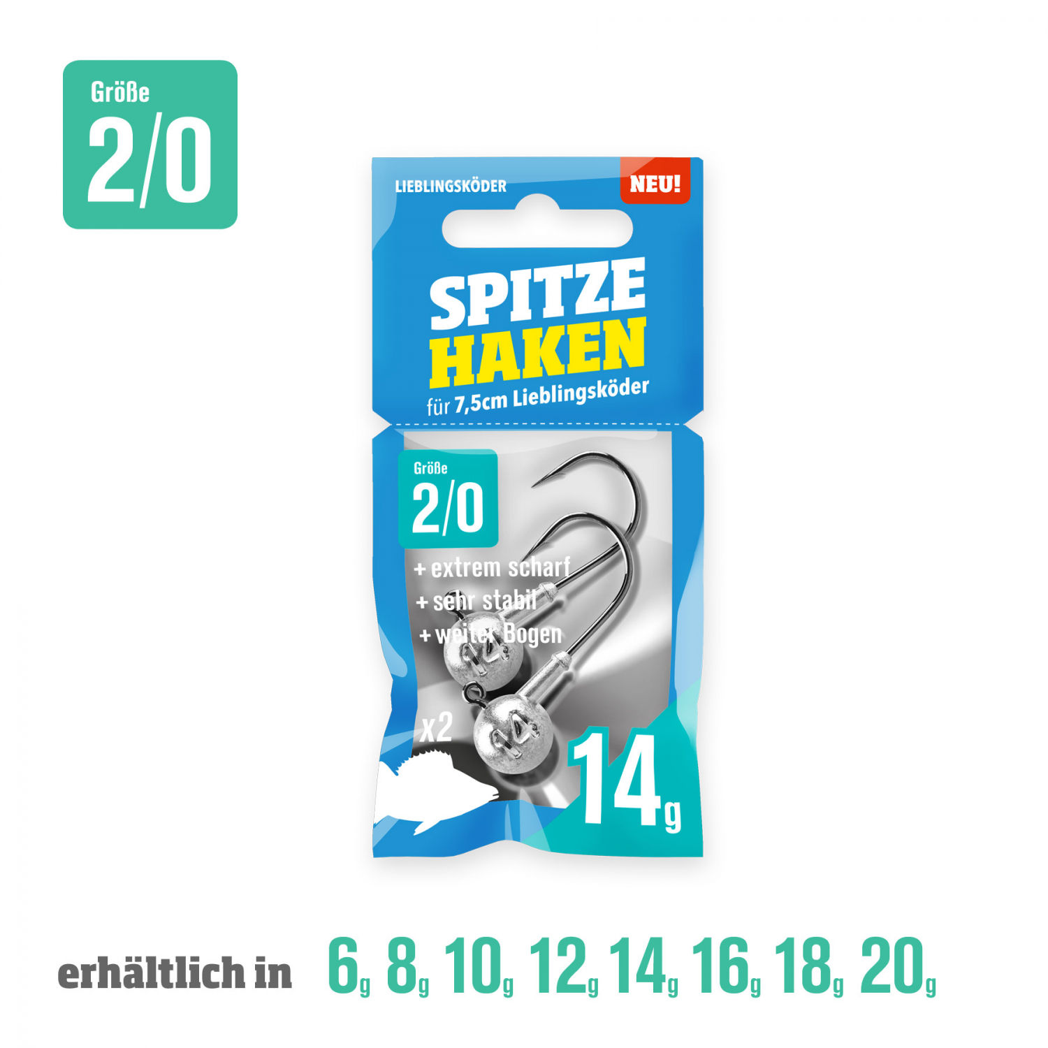 Lieblingsköder Fishing hook Sharp (2\/0)