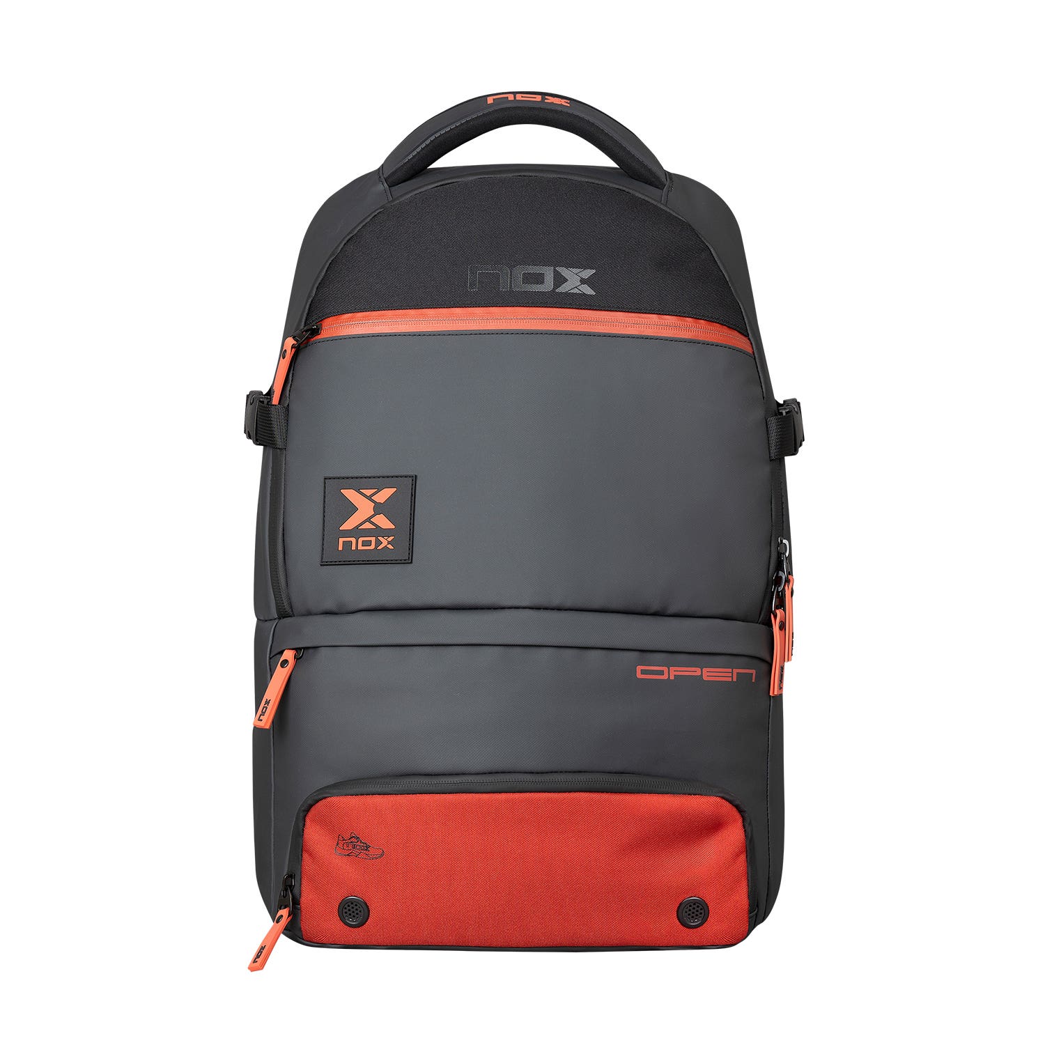 BACKPACK NOX LUXURY OPEN SERIES BLACK RED