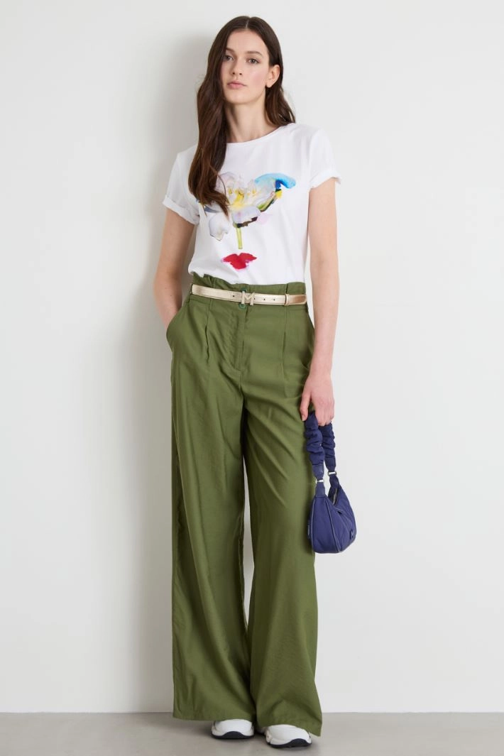 Print T-shirt - WHITE