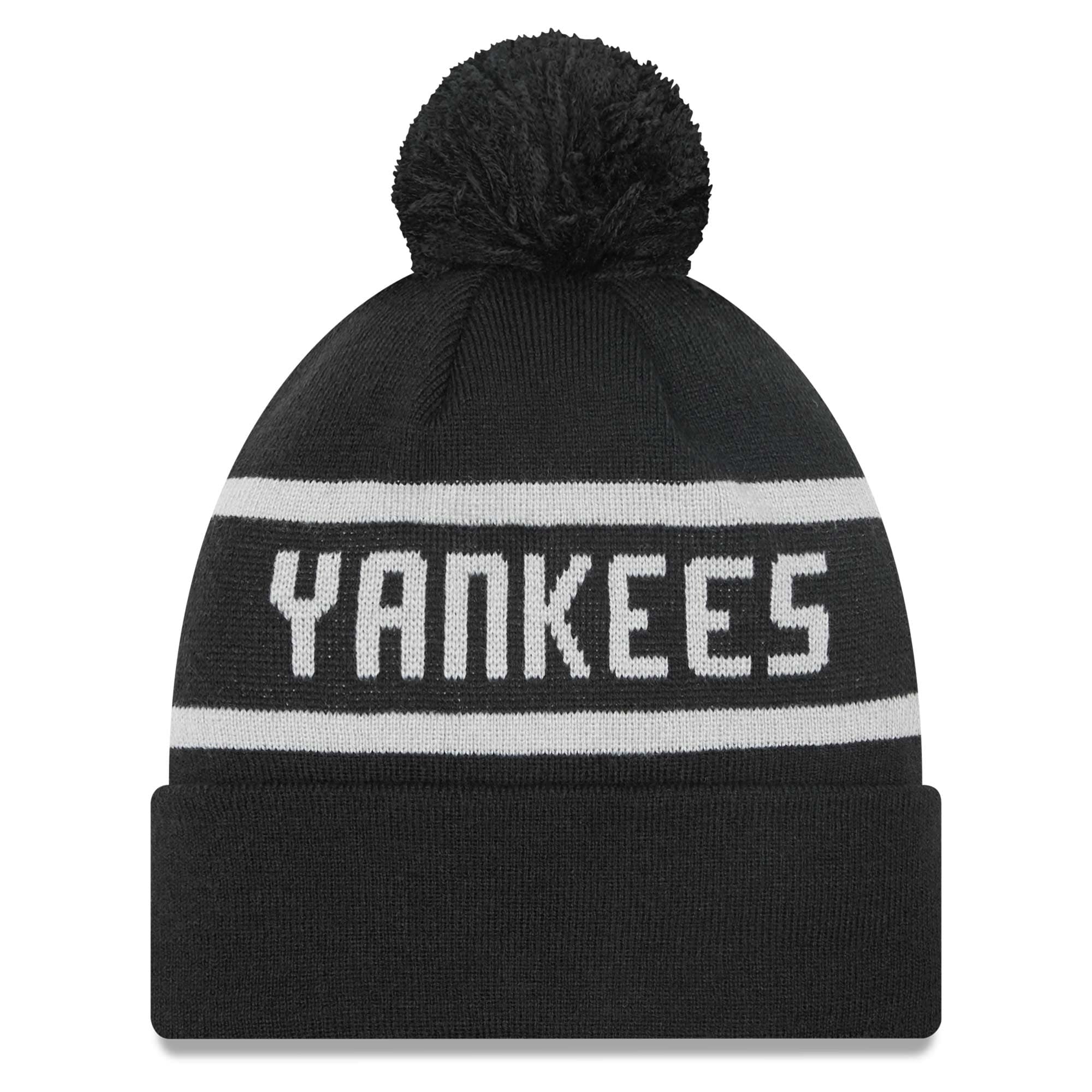 New York Yankees New Era Jake Cuff MLB Knit Hat Black