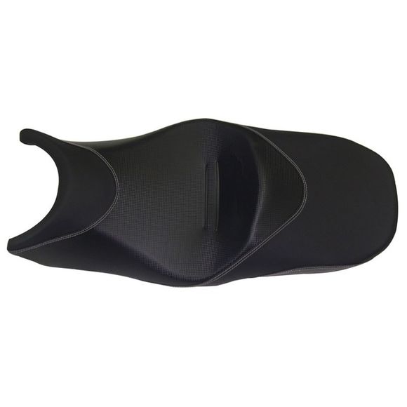 Shad Black comfort saddle with dark grey stitchingRef: SHY0F7000