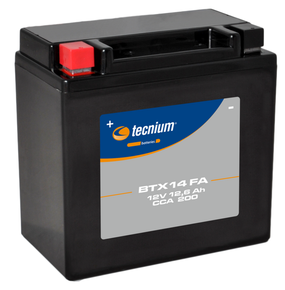 Batterie Tecnium sans entretien activé usine - BTX14Ref : TE02425A / 1105547